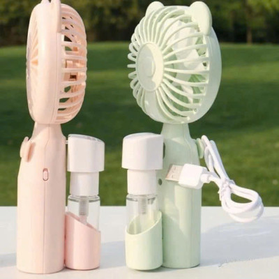 Quạt Mini Để Bàn, Quạt Tích Điện Sạc USB - Quạt Cầm Tay Tốc Độ, Điều Chỉnh Hướng Gió Xoay 360 Độ, Kiểu Dáng Sang Trọng , Không Gây Ồn, Pin Sạc - Giao Màu Ngẫu Nhiên - Hàng Nhập Khẩu 1