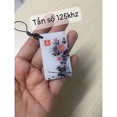 Thẻ Từ dạng móc khóa hoa RFID Tần Số 125Khz ( Proximity)