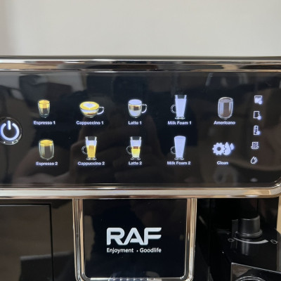 Máy Pha Cà Phê Tự Động RAF R.118 Thương Hiệu Pháp Màn Hình Cảm Ứng 8.6 Inch, Công Suất 1350W, 1 Giờ 20 Ly - HÀNG NHẬP KHẨU, BẢO HÀNH 1 NĂM