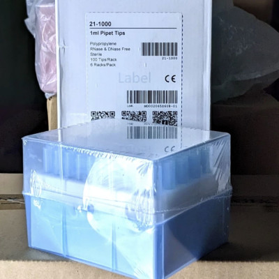 Đầu côn xanh 1000ul (Pipet Tips), 96 típ/hộp và 1000 típ/túi, Mã: 21-1000/20-1000, túi 1000 cái, hãng Biologix-USA, hàng nhập khẩu
