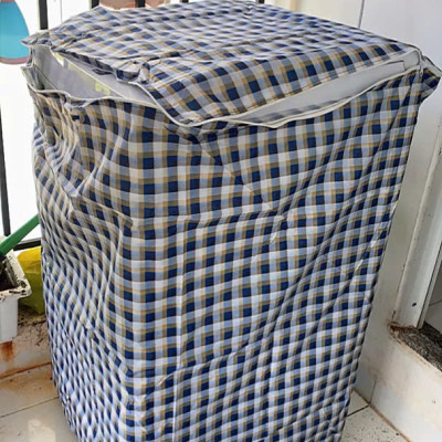 Áo che máy giặt cửa ngang (trước) cho máy từ 6 - 8 kg ,vải dù siêu bền tiện lợi , chống thấm nước , bảo vệ máy giặt dưới mọi thời tiết giao màu ngẫu nhiên
