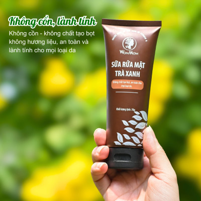 Bộ da đẹp tóc đen, nuôi dưỡng da đẹp, tóc xinh Wonmom ( 1 sữa rửa mặt + 1 dầu gội cốt bồ kết )