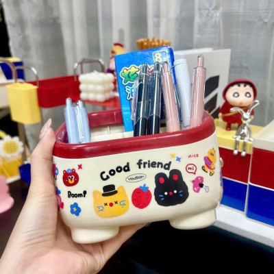 Hộp Đựng Bút FUNG Để Bàn – Hộp Văn Phòng Phẩm Hoạt Hình, Tiết Kiệm Không Gian, Sáng Tạo -  HÀNG CHÍNH HÃNG  MINIIN