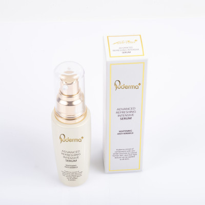 Tinh chất (Serum) dưỡng da Puderma Advanced Refreshing Intensive Serum 60ml: cung cấp vitamin và khoáng chất có lợi cho da. Hỗ trợ tái tạo những tế bào mới, cung cấp đủ độ ẩm và dưỡng chất cần thiết cho làn da.