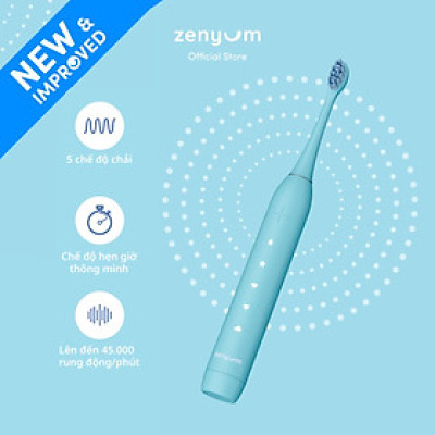[Chính Hãng] Bàn Chải Đánh Răng Điện Zenyum Sonic MỚi 2.0 - Màu Xanh Dương- Công Nghệ Singapore