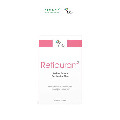 Tinh Chất Ngăn Ngừa Lão Hóa, Phù Hợp Cho Da Nhạy Cảm Fixderma Reticuram Serum 15ml