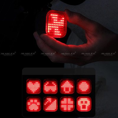 Đèn Hậu Xe Đạp Thông Minh 10 mẫu hình CYGM-2213 Chống Nước IPX6 USB Type-C Sáng Phanh tự động An Toàn Ban Đêm Auto-Stop - Mai Lee