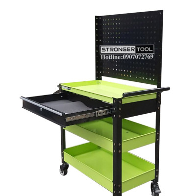 XE ĐẨY 3 NGĂN 1 NGĂN KÉO CÓ TẤM TREO