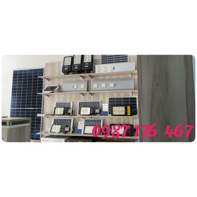 Đèn đường liền thể năng lượng mặt trời Jindian mã JD9500 Công suất 500W-Khung ABS- Chip Led "SMD"