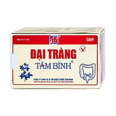 (hộp 60 viên) ĐẠI TRÀNG TÂM BÌNH Hỗ trợ giảm các triệu chứng của viêm đại tràng cấp và mạn tính