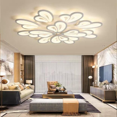 Đèn LED Mâm Ốp Trần MN063/12+15 , Đèn trần Phòng Khách, Đèn trần buồng ngủ - 3 cách thức Sáng DT