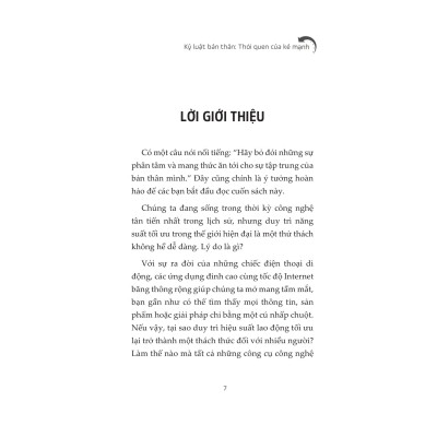 Kỷ Luật Bản Thân Thói Quen Của Kẻ Mạnh