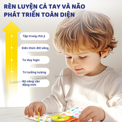 Bộ thẻ học thông minh cho bé Mideer Match & Connect Play Book