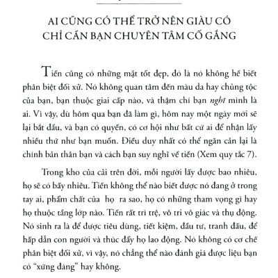 The Rules Of Wealth - Những Quy Tắc Để Giàu Có (Tái Bản 2023)