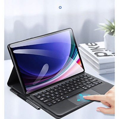 Bao da kèm bàn phím cho SamSung Galaxy Tab S10 Plus , S9 FE+ ( S9 Fe Plus ) , Tab S9 Plus , Tab S9 , Tab S9 Fe chính hãng Dux Ducis có bàn di chuột TrackPad - Hàng chính hãng