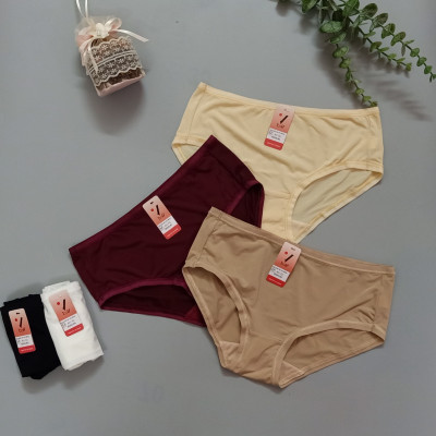 Quần lót nữ thun lạnh trơn cao cấp Vicci 106 Hispter mềm mịn, thoáng mát, thân thiện với làn da, kháng khuẩn khử mùi