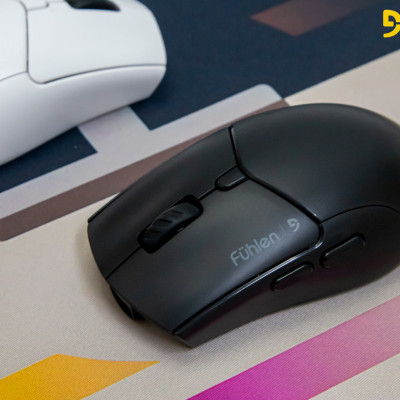 Chuột Bluetooth Silent Fuhlen B09s 2 chế độ Bluetooth và wireless 2.4G/ DPI 4000 sạc pin- Hàng chính hãng