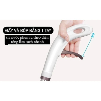 CÂY LAU NHÀ PHUN SƯƠNG HÀN QUỐC LAU SIÊU SẠCH THIẾT KẾ CHỔI THÔNG MINH XOAY 360 ĐỘ LAU SẠCH MỌI NGÓC TRONG NHÀ BẠN - HÀNG LOAI - 1 TỐT