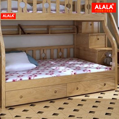 Giường tầng ALALA116 cao cấp/ Miễn phí vận chuyển và lắp đặt/ Đổi trả 30 ngày/ Sản phẩm được bảo hành 5 năm từ thương hiệu ALALA/ Chịu lực 700kg