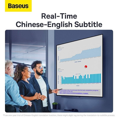 Bút Trình Chiếu Baseus Orange Dot AI Wireless Presenter WKCD020013, Nhận Diện Giọng Nói & Sử Dụng Màn Hình TV- Hàng Chính Hãng