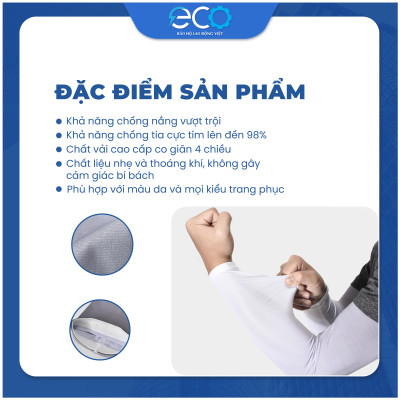 Ống tay thể thao tay nắng nam, nữ GoodFit GF206G chống tia Uv, chống nắng chất liệu lụa mát