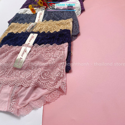Quần lót phối ren đẹp, mềm mại , hàng thái lan - Form L, giao màu ngẫu nhiên 5575