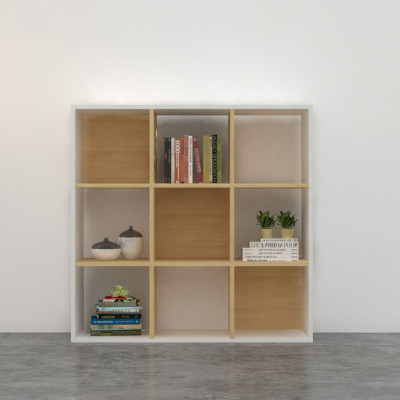 Giá sách đẹp trang trí phòng khách SMLIFE Bowen