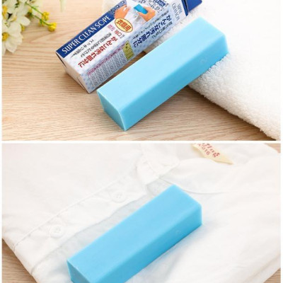Thanh xà phòng giặt cổ áo dạng thanh 100g	+ 01 bàn chải giặt quần áo - Hàng nội địa Nhật Bản.