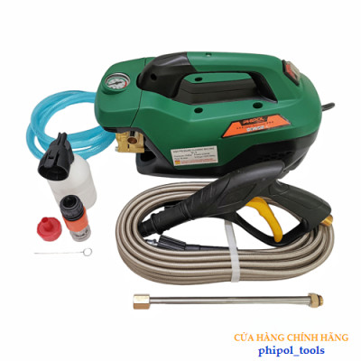 Máy rửa xe công suất 2300W PHIPOL TOOLS QXJ06.2 dây lõi đồng tặng kèm bộ phụ kiện - Hàng Chính Hãng
