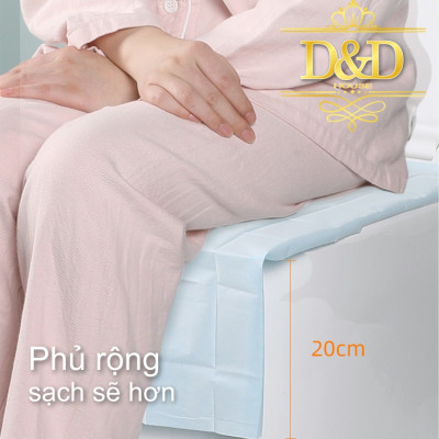 Tấm lót, miếng lót bồn cầu vệ sinh WHIKON dùng một lần tiện lợi