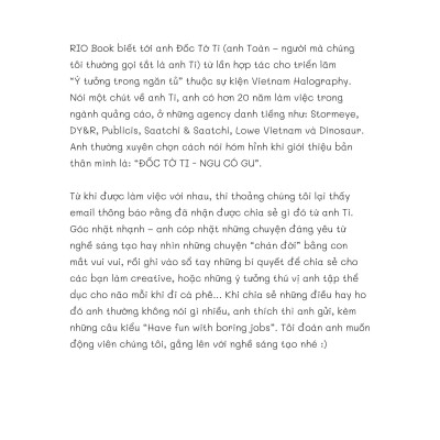 Think Out Of The Book - Nghĩ Ngoài Sách Vở