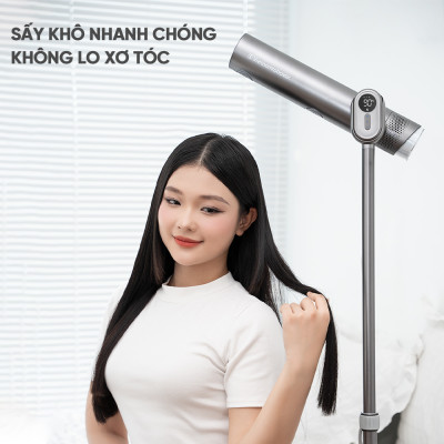 MÁY SẤY TÓC ĐỨNG VIETNAMROBOVAC A4D - HÀNG CHÍNH HÃNG BH 12 THÁNG