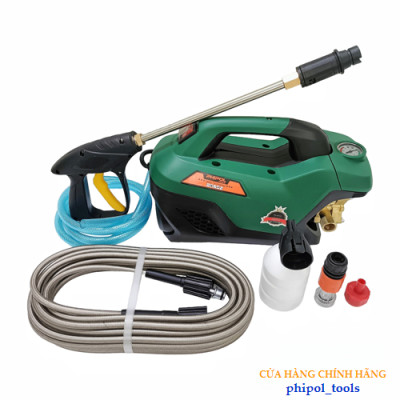 Máy rửa xe công suất 2300W PHIPOL TOOLS QXJ06.2 dây lõi đồng tặng kèm bộ phụ kiện - Hàng Chính Hãng