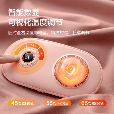Đai Chườm Nóng Massage Bụng KAW 6 Chế Độ Màn LED Thông Minh, Giảm Đau Bụng Kinh Nhanh Chóng, Làm Ấm Vùng Bụng Vùng Lưng