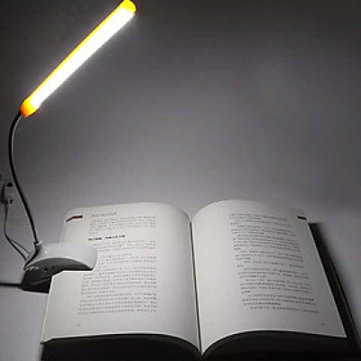 Đèn đọc sách USB 12 đèn LED kẹp đèn bàn mini bảo vệ mắt
