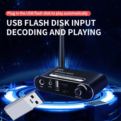 ROGTZ - Bộ Chuyển Đổi Âm Thanh DAC HIFI Bluetooth 5.1 T02 Chip giải mã DAC ES9038Q2M Hỗ trợ âm thanh 5.1/7.1 kênh Cổng Kết Nối Optical USB Coaxial Hỗ Trợ Đa Định Dạng MP3 APE FLAC WAV WMA - Hàng Chính Hãng