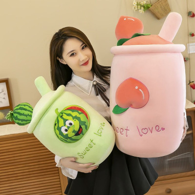 Thú bông trà sữa trái cây Sweet love siêu dễ thương hàng cao cấp (25cm--->70cm) Gối ôm ly trà sữa trái cây mềm mịn êm ái hot trend