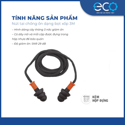 Nút tai chống ồn có dây Conicfir050 29 dB hàng nhập khẩu chính hãng
