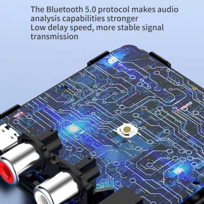 ROGTZ - Bộ Thu Phát Âm Thanh Bluetooth 5.0 2 Trong 1 BT-21, Hỗ trợ NFC, Pin 200mAh 8 Giờ, Chip Xử Lý Âm Thanh Thế Hệ Mới, 2 Cổng Âm Thanh RCA và AUX, Thiết Kế Nhỏ Gọn - Hàng Chính Hãng