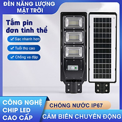 Đèn năng lượng mặt trời 200w,300w,400w - Công nghệ Chip LED, độ sáng cao- D1383
