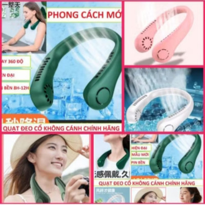 1 CÂY QUẠT GIÓ ĐEO CỔ SIÊU MÁT LẠNH GIÓ MẠNH
