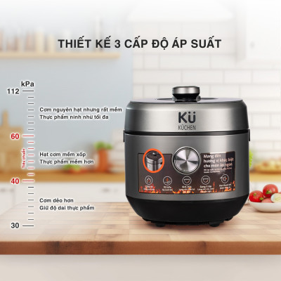 Nồi áp suất cao tần đa năng Kuchen KUPIH5016 - Hàng Chính Hãng