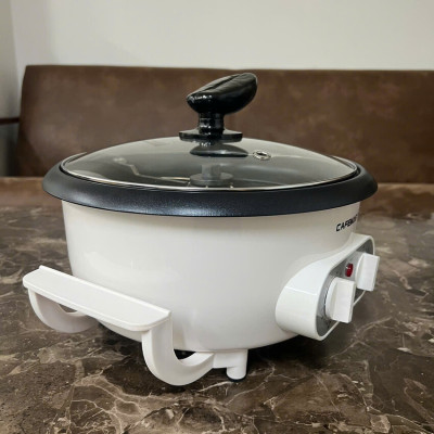 Máy rang hạt cà phê và các loại hạt tự động tích hợp điều chỉnh thời gian, thương hiệu Mỹ cao cấp Cafemasy SCR-300B - Hàng Nhập Khẩu (Bảo hành 12 Tháng)