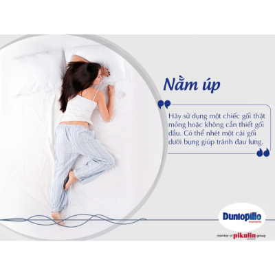 Gối Nằm Gòn Dunlopillo cao cấp Kích thước: 74x48 cm