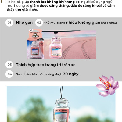 Sáp thơm xe Yankee Candle - Wild Orchid