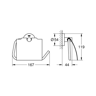 Lô Giấy GROHE ESSENTIALS - 40367001