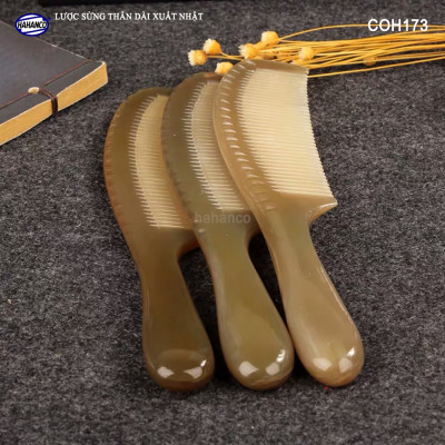Lược sừng xuất Nhật (Size: L - 19,5cm) COH173 - Lược thân dài tiện dụng rất đẹp - ️Chăm sóc tóc