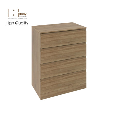 HAPPY FURNITURE , Tủ 4 ngăn kéo - DOOBIE , THK_005 , 80cm x 48cm x 101cm