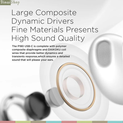 Edifier P180 USB-C - Tai Nghe Có Dây, Nghe Nhạc, Đàm Thoại, Âm Thanh Hi-Res, Jack Type-C - Hàng chính hãng