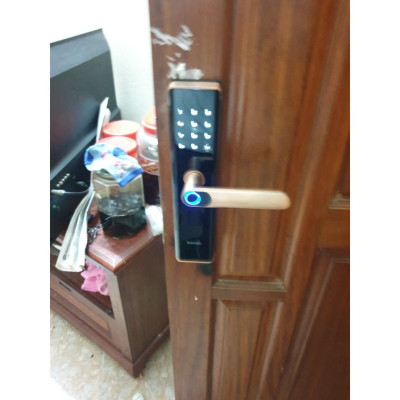 Khóa cửa vân tay mở cửa từ xa qua điện thoại S7 pro